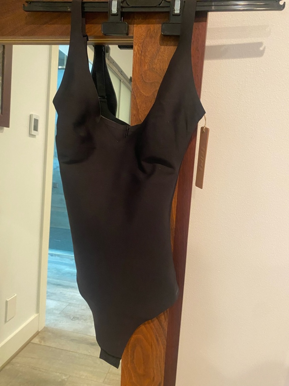 SKIMS Black Shapewear Bodysuit